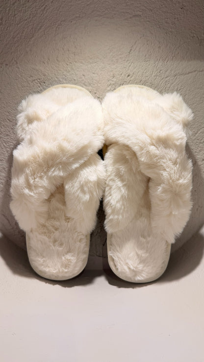 Slippers Planas Blancas